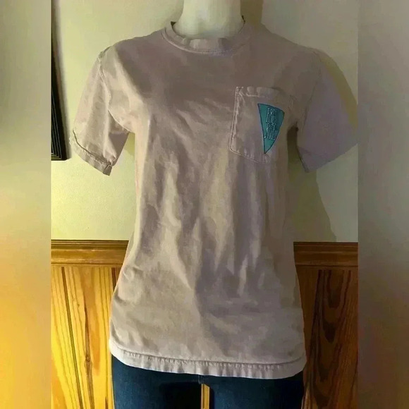 Sea Side Graphic T, women’s S, 30A, Frost Bites, camper, purple - Picture 4 of 5